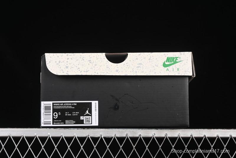 Nike Air Jordan 4 Remastered Retro Sneakers with Textile Mesh and Suede Upper - IB4466-025