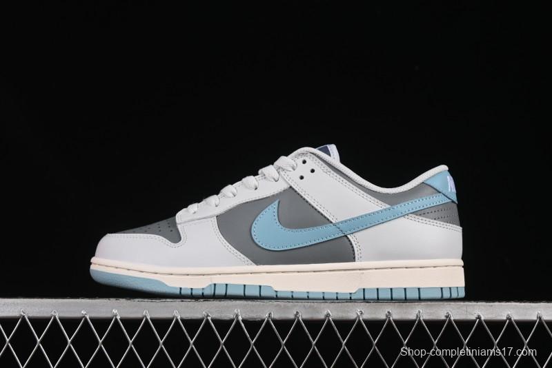 Nike SB Dunk Low Blue Grey Low-Top Casual Skate Shoes - HF5441-001