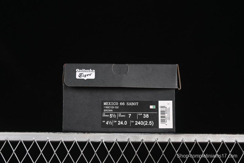 Onitsuka Tiger Mexico 66 Sabot Slip-On Sneakers with Breathable Mesh Upper - 1183C123-252