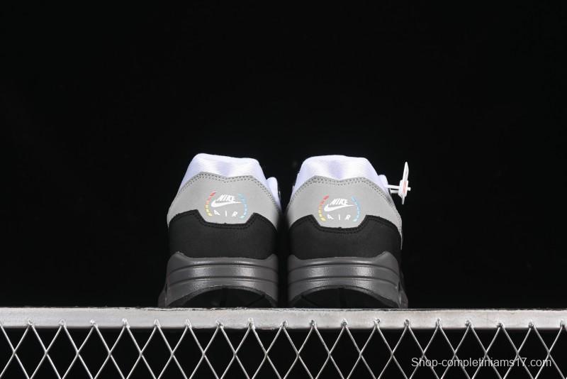 Nike Air Max 1 Retro Running Shoes with Half-Sole Air Cushion - IB9898-001