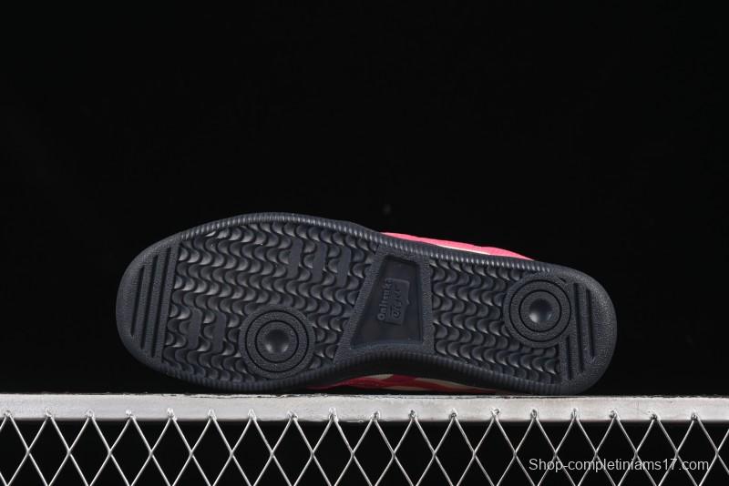 Onitsuka Tiger Tokuten Low-Top Casual Sneakers with T-TOE Reinforcement and Retro Indoor Sole - 1183B938-100