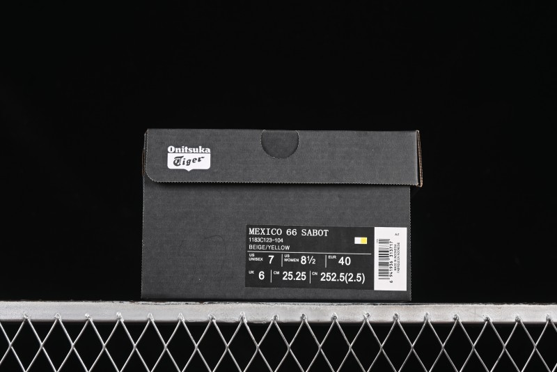 Onitsuka Tiger Mexico 66 Sabot Slip-On Shoes with Breathable Mesh Upper - 1183C123-104