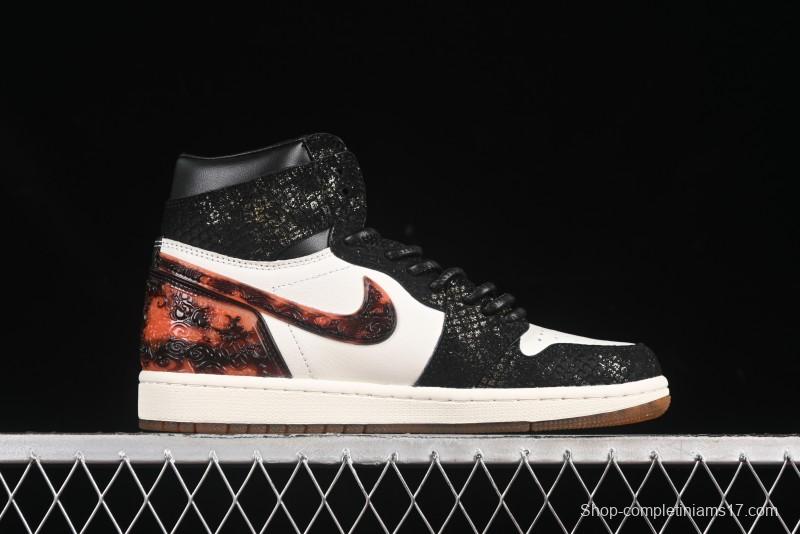 Nike Air Jordan 1 High Retro OG "CNY" Basketball Shoes with Traditional Chinese Auspicious Elements - IB3165-091