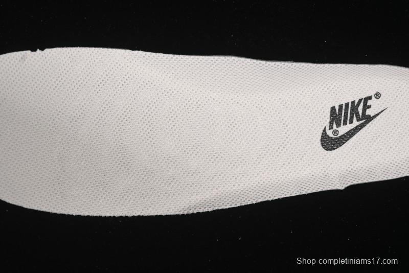 Nike Air Force 1'07 Low Stussy Collaboration Black Swoosh Casual Sneakers - HH7518-059