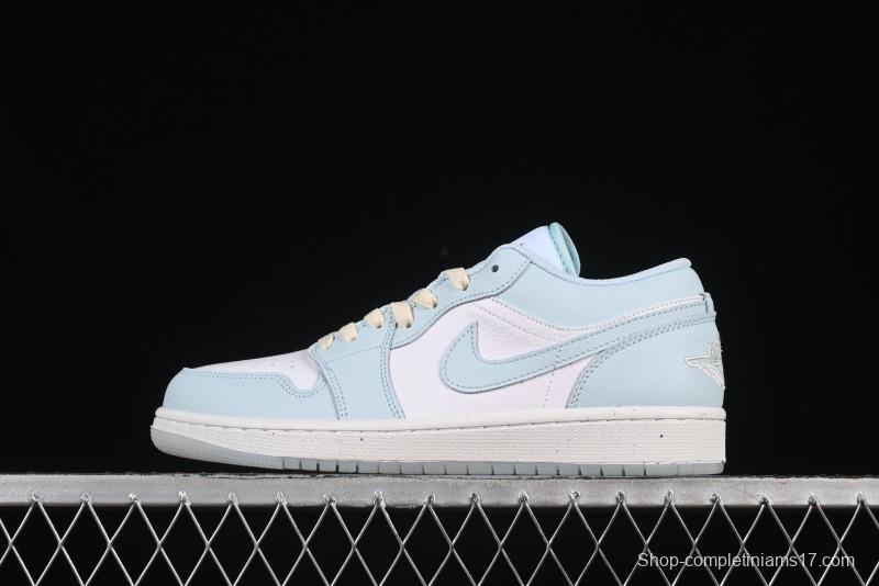 Nike Air Jordan 1 Low AJ1 Mint Blue Casual Lifestyle Sneakers - HJ5999-400