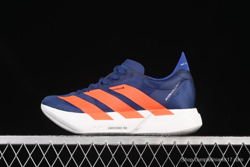 Adidas Adizero Adios 4 Running Shoes Lightweight Breathable Low-Top - JR6370