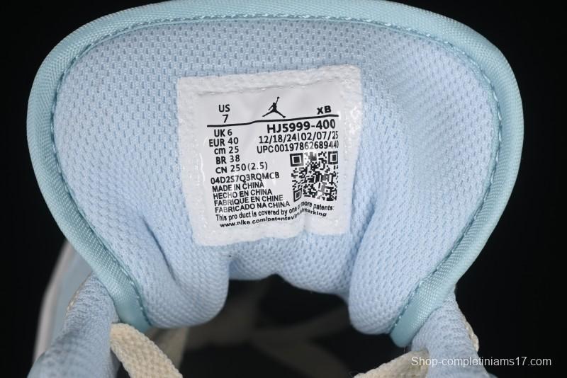 Nike Air Jordan 1 Low AJ1 Mint Blue Casual Lifestyle Sneakers - HJ5999-400