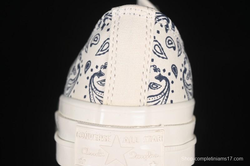 Converse Chuck 1970s Low Top Casual Sneakers with Paisley Pattern - A15752C