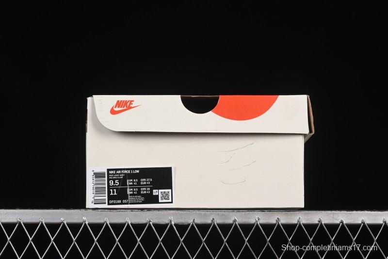 Nike Air Force 1 '07 Low Givenchy Collaboration Pattern Beige Grey Casual Sneakers - DF0188-057