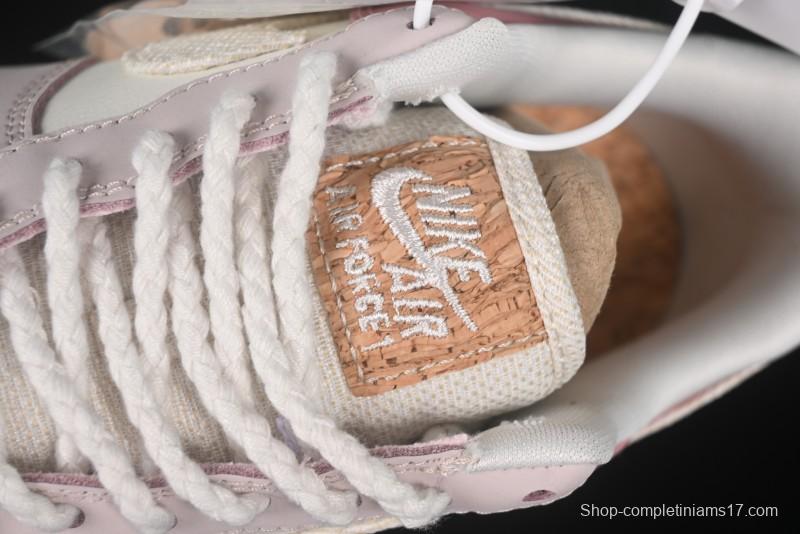 Nike Air Force 1'07 Low Casual Sneakers with Full-Length Air Cushion - IB8874-111