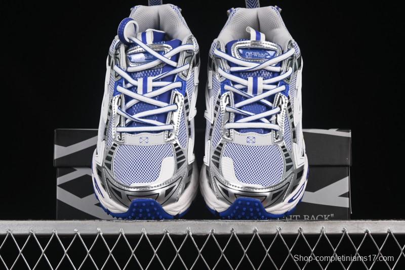 Off-White Be Right Low-Top Lifestyle Sneakers in White Blue - X.E5