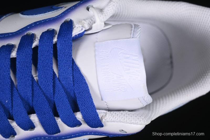 Nike Air Force 1'07 Low Blue Planet Casual Sneakers with Full-Length Air Cushion - ZH0316-079