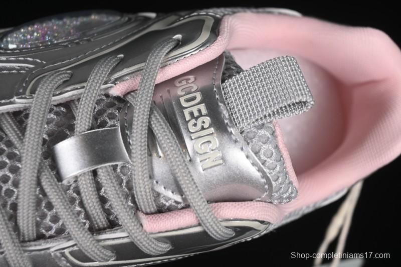 GG-CC Casual Sports Running Shoes with Crescent Moon Sole and 5cm Height Increase - 668-1