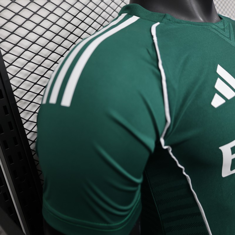 Player Version 25/26 Real Madrid Green with White Trim Jersey