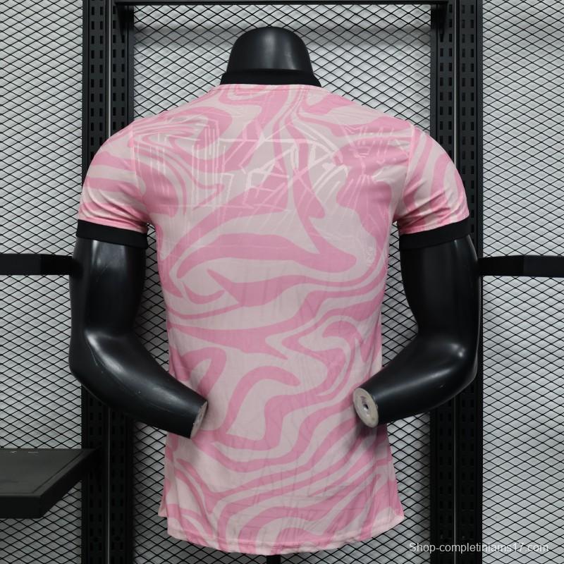 Player Version 25/26 Flamengo Pink with Marble Pattern Jersey