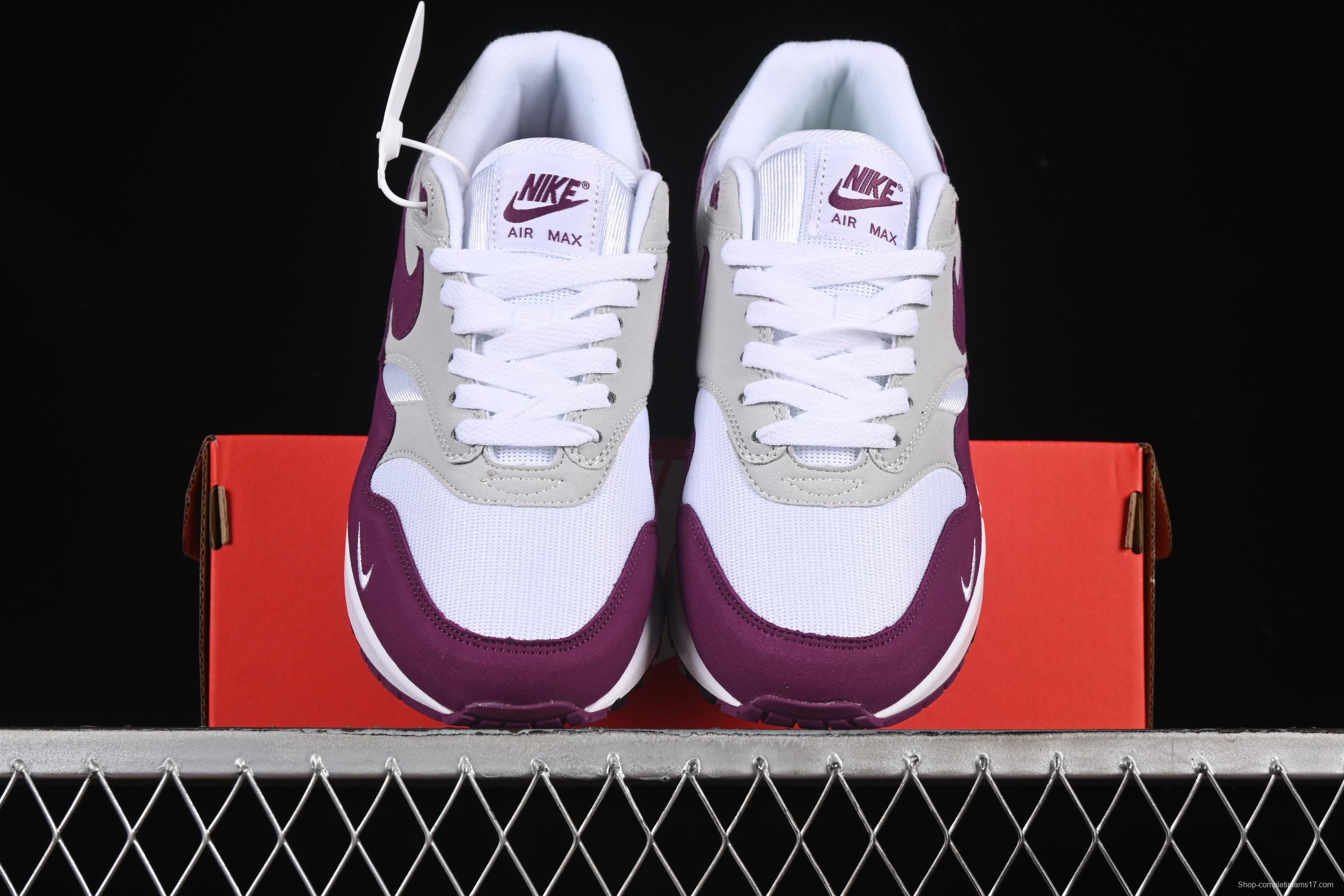 Nike Air Max 1 Retro Running Shoes with Half-Sole Air Cushion - HF1194-101