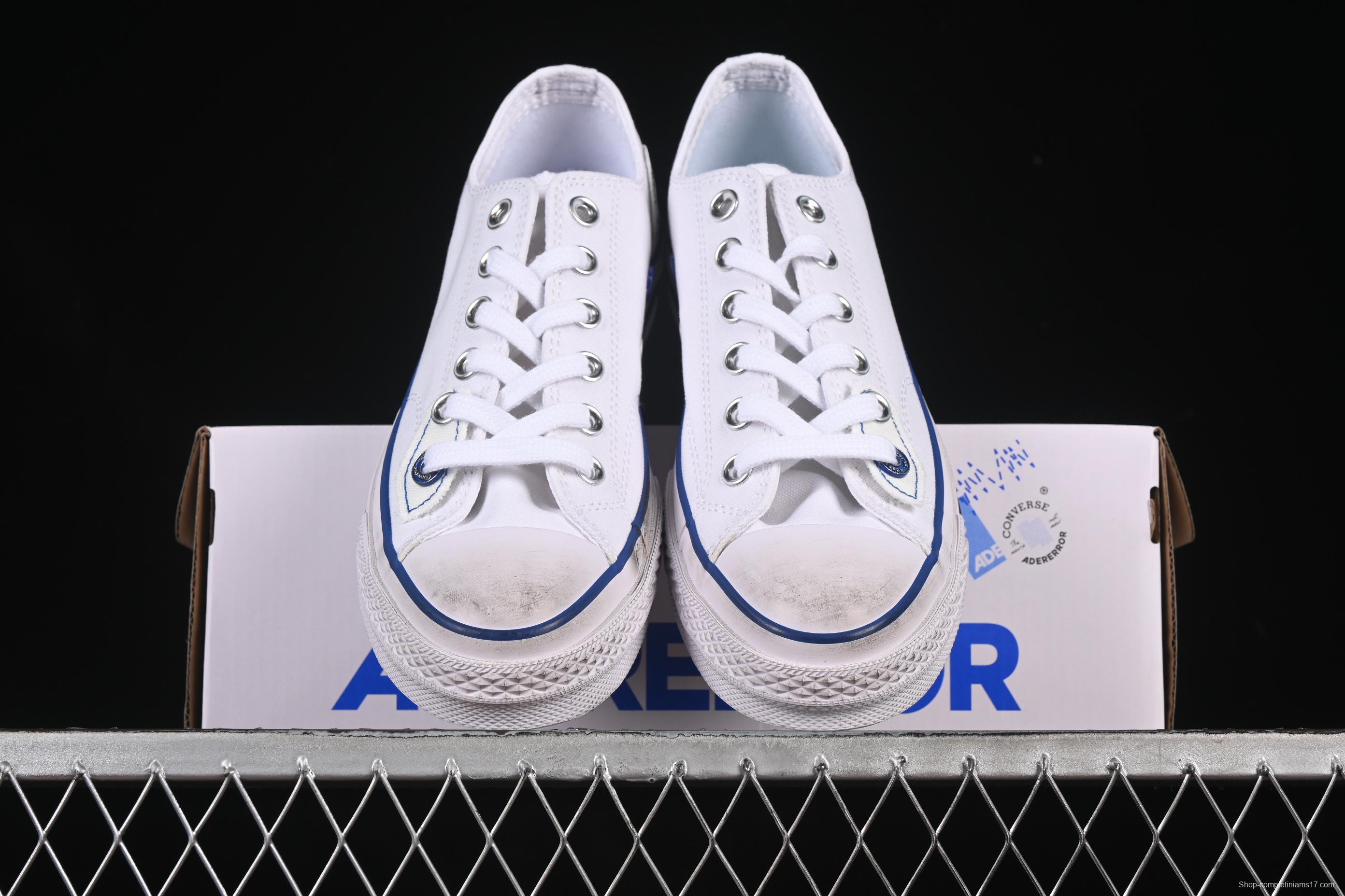 Ader Error x Converse Low-Top Casual Canvas Sneakers with Special Pattern Print - A14289C