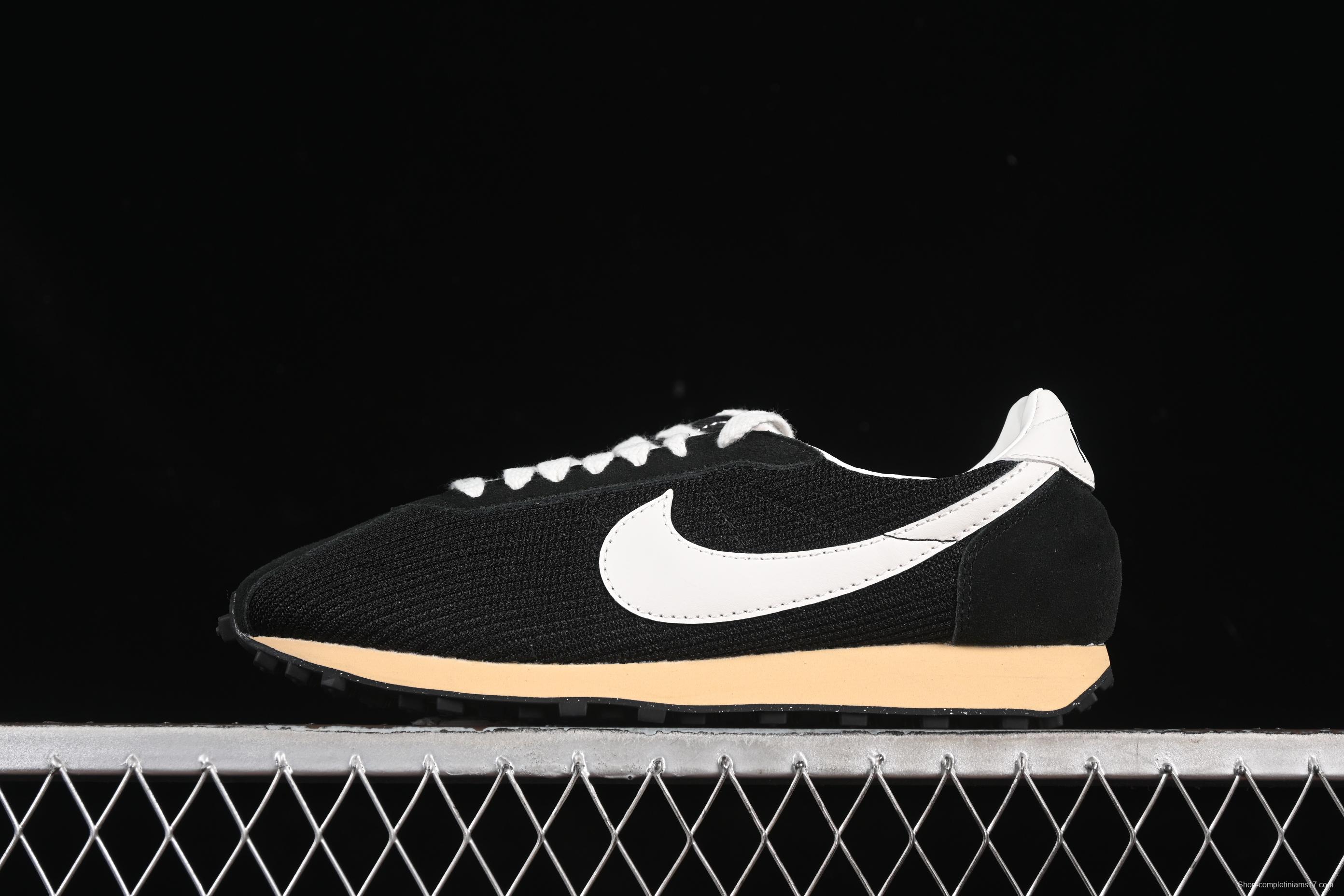 Nike Stussy Roshe Run LD-1000 Comfortable Versatile Non-Slip Wear-Resistant Waffle Low-Top Casual Running Shoes - HM0950-001