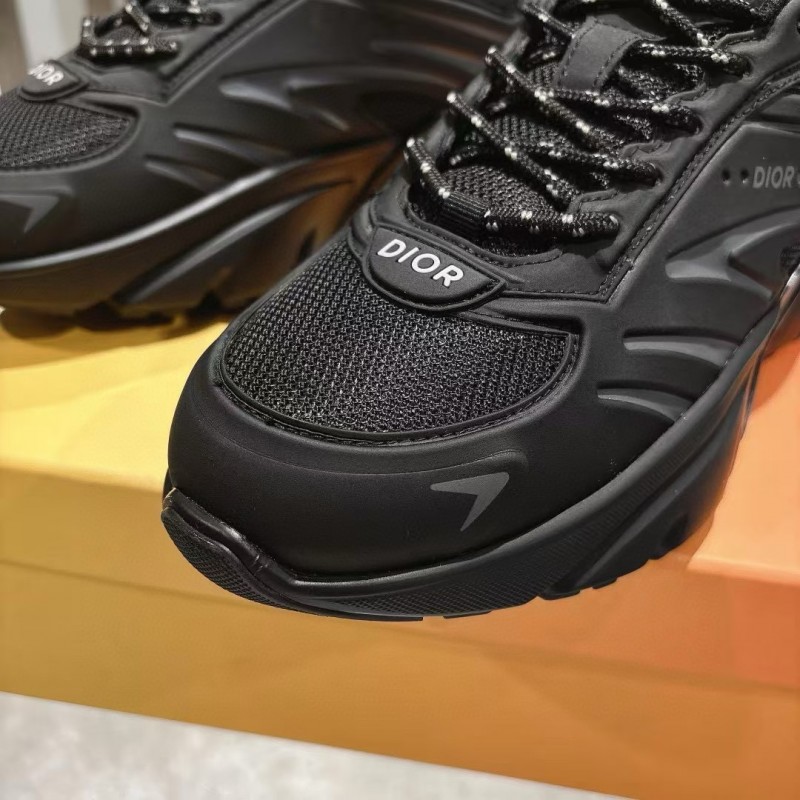 2024 Unisex Dior Black Mesh Sneakers MJ00360