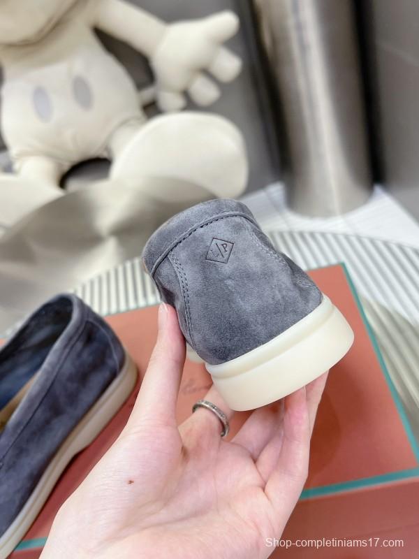 2025 Men LP Gray Suede Loafers LY00260