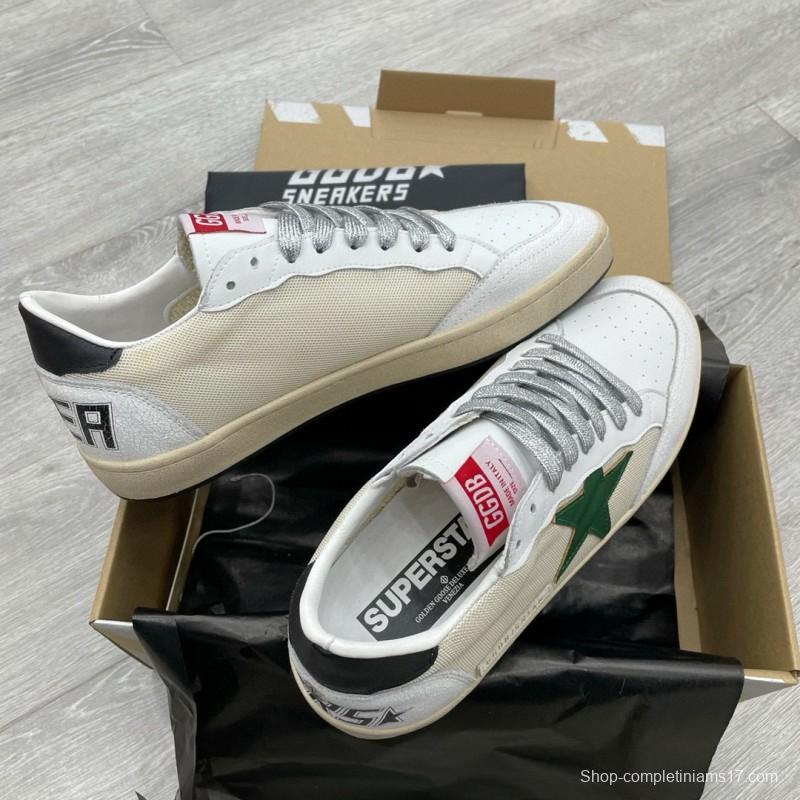 2024 Unisex GGDB White Green Suede Leather Sneaker MJ00260