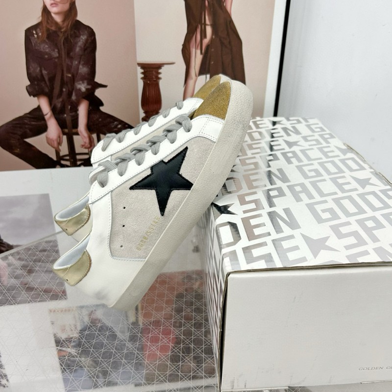 2025 Women GGDB White Black Beige Leather Suede Sneakers