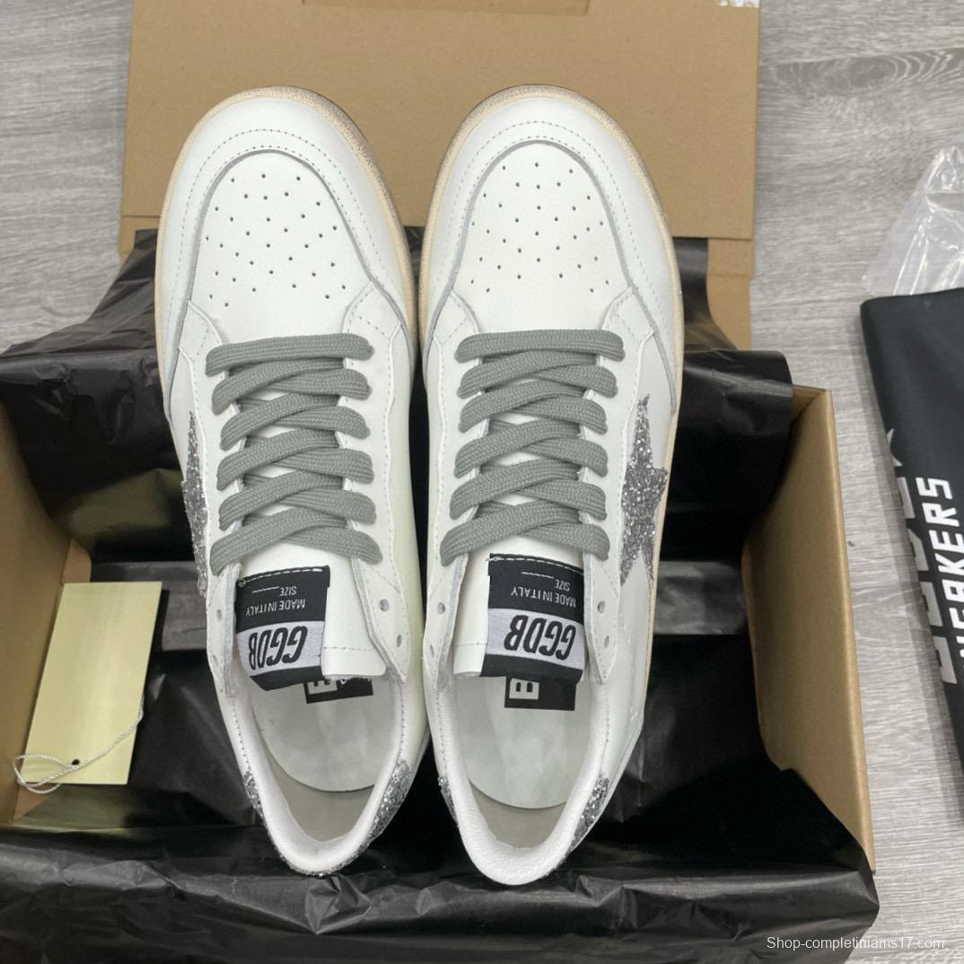 2024 Unisex GGDB White Grey Leather Sneakers MJ00260