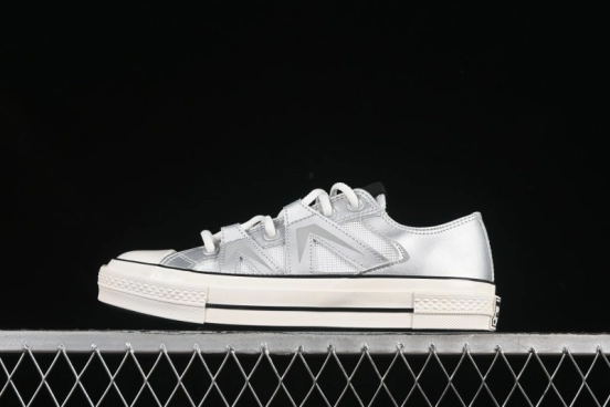 Converse Chuck 1970s Future Silver Low-Top Casual Sneakers - A15188C