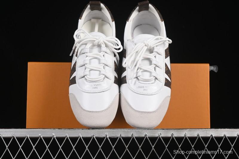 Louis Vuitton Sneakerina Round-Toe Lace-Up Ballet Style Flat Training Shoes - N.F6