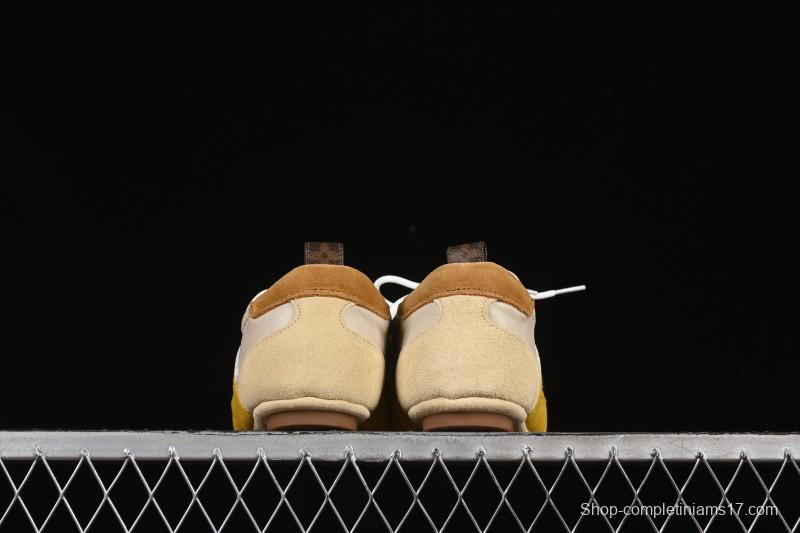 Louis Vuitton Sneakerina Round Toe Lace-Up Ballet Style Flat Training Shoes