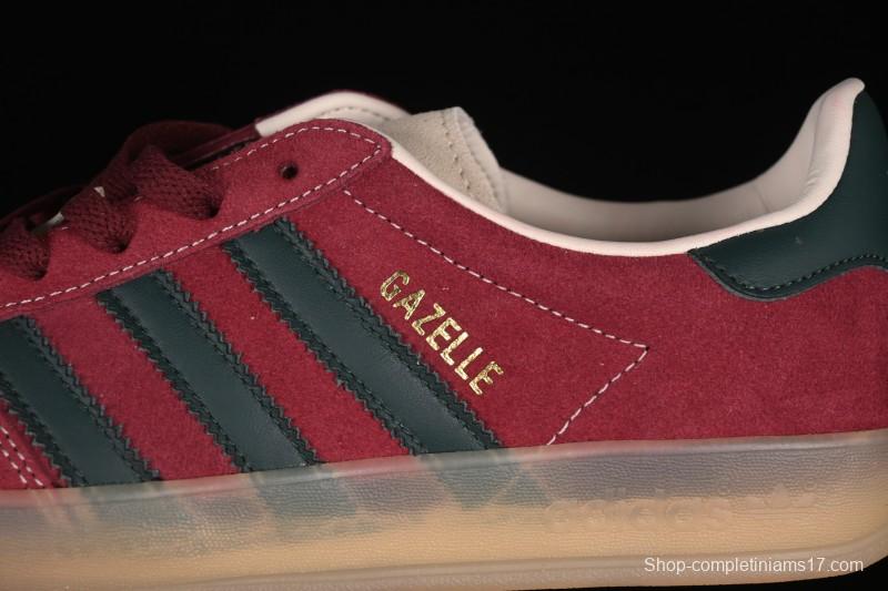 Adidas Originals Gazelle Indoor Retro Casual Slip-Resistant Wear-Resistant Low-Top Skate Shoes - JH5403