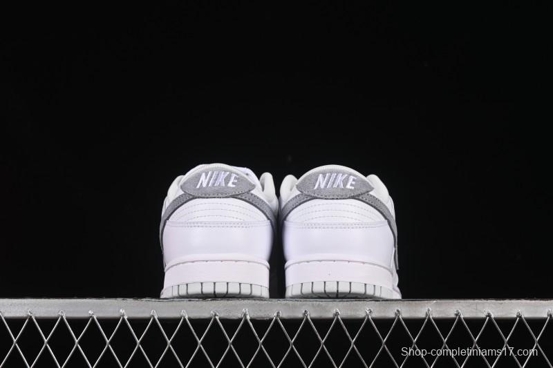 Nike SB Dunk Low White Grey Low-Top Casual Skate Shoes - IH0632-141