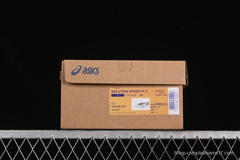 Asics Solution Speed FF 2 Retro Breathable Cushioned Casual Running Shoes - 1041A182-100