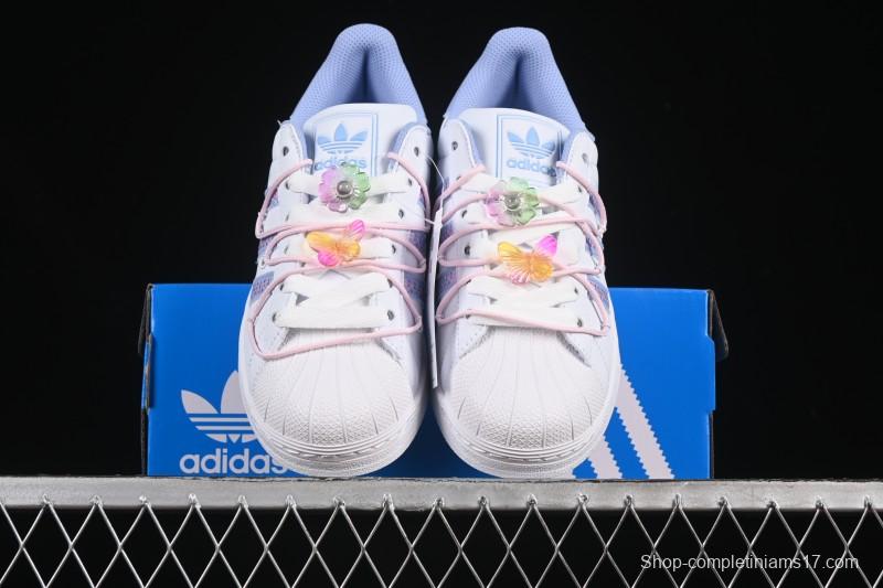 Adidas Superstar II Casual Sneakers with Shell Toe Design - JR1332