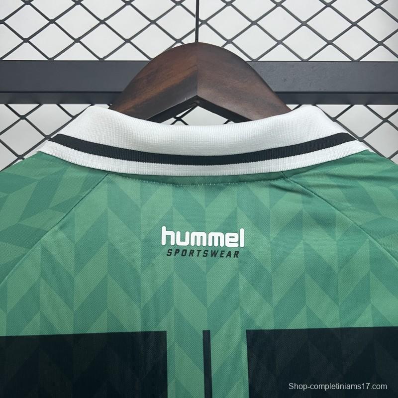 25/26 Real Betis Green with Black Vertical Stripes Jersey