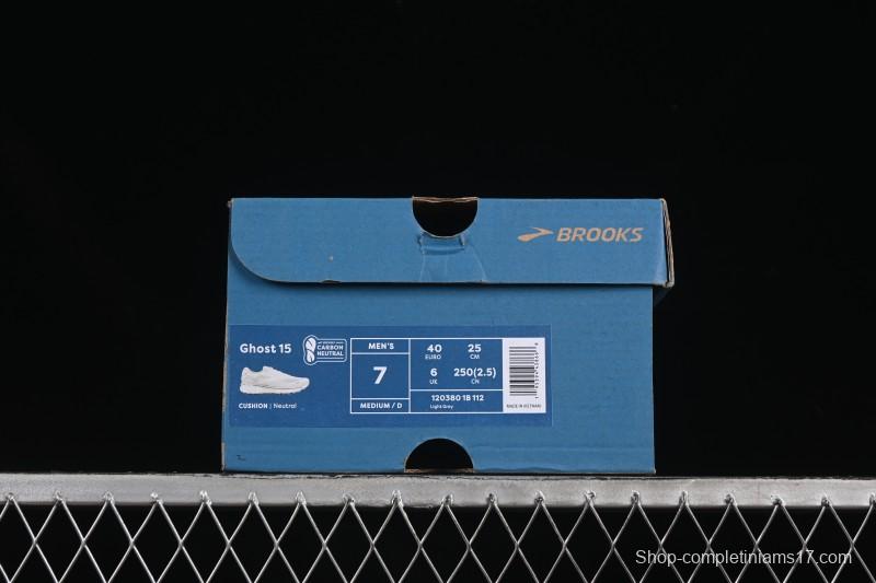 Brooks Ghost 15 Low-Cut Breathable Cushioned Support Casual Running Shoes - 1203801B112