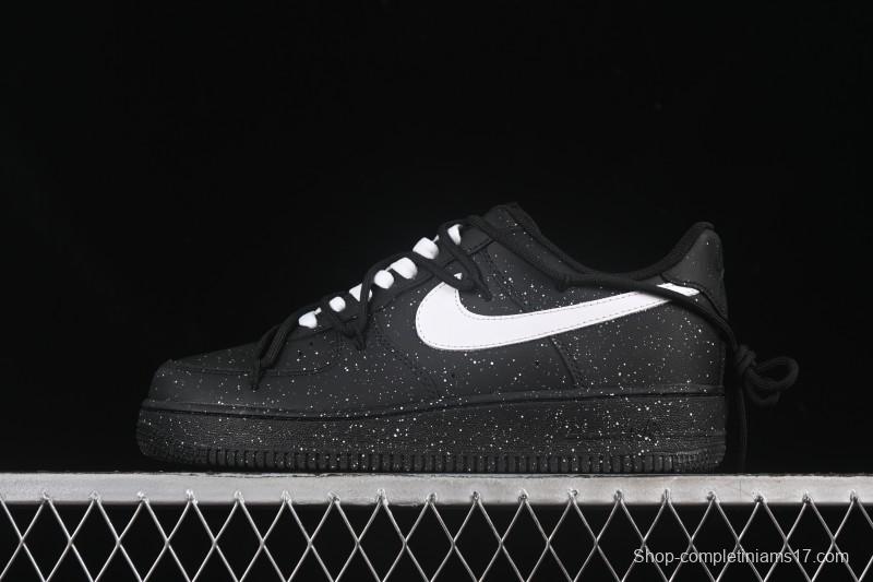 Nike Air Force 1'07 Low White Starry Splatter Casual Sneakers - ZH0316-090