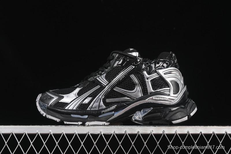 Balenciaga Runner Kith Four Color Retro Casual Shoes - W3RMU1100