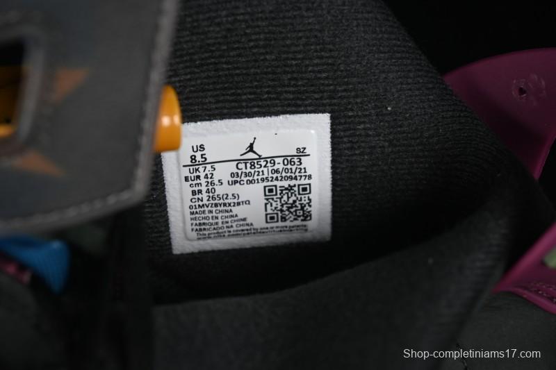 Nike Air Jordan 6 Retro Bordeaux Premium Suede Sneakers - CT8529-063