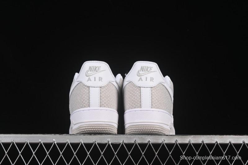 Nike Air Force 1'07 Low Denim Small Swoosh Casual Sneakers - ZH0316-092