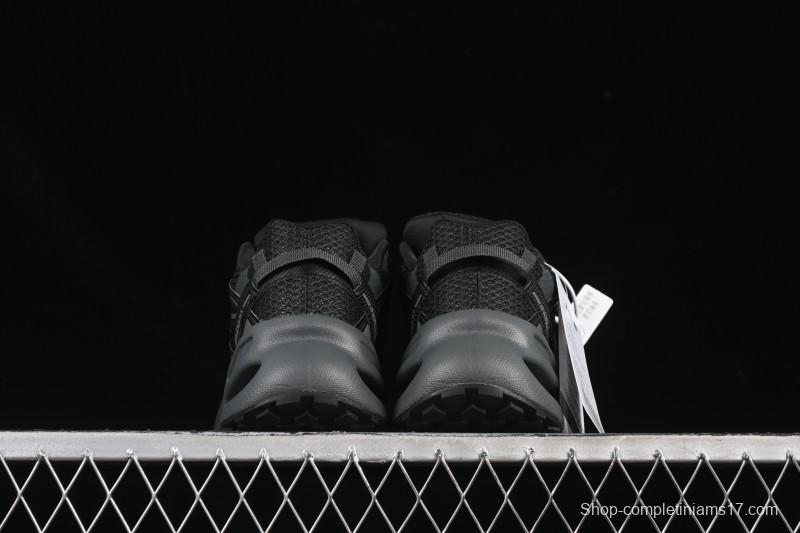 New York Yankees MLB Dome Runner Thick Sole Hollow Out Height Increasing Casual Running Shoes - 3ARND015N50BKS