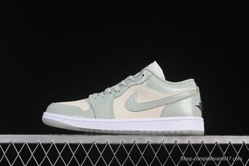 Nike Air Jordan 1 Low AJ1 Amber Green Low Top Casual Skate Shoes HF4078-100
