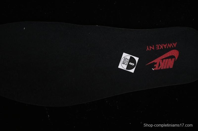 Awake NY Air Jordan 5 Retro Sneakers with Arctic Pink Colorway and Awake NY Logo Mesh - DV4982-600