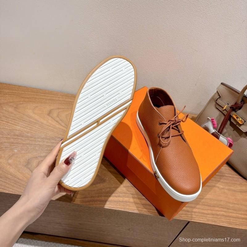 2025 Unisex H Brown Leather Classic Boots AS00380