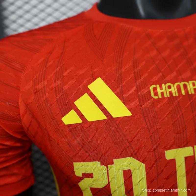 Player Version 25/26 Liverpool 20times Champions Jersey