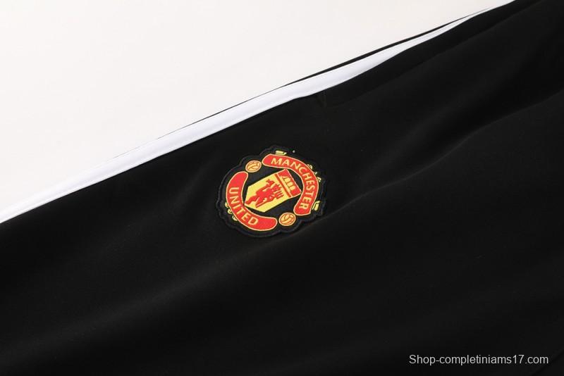 25/26 Manchester United Blue Full Zipper Jacket +Long Pants