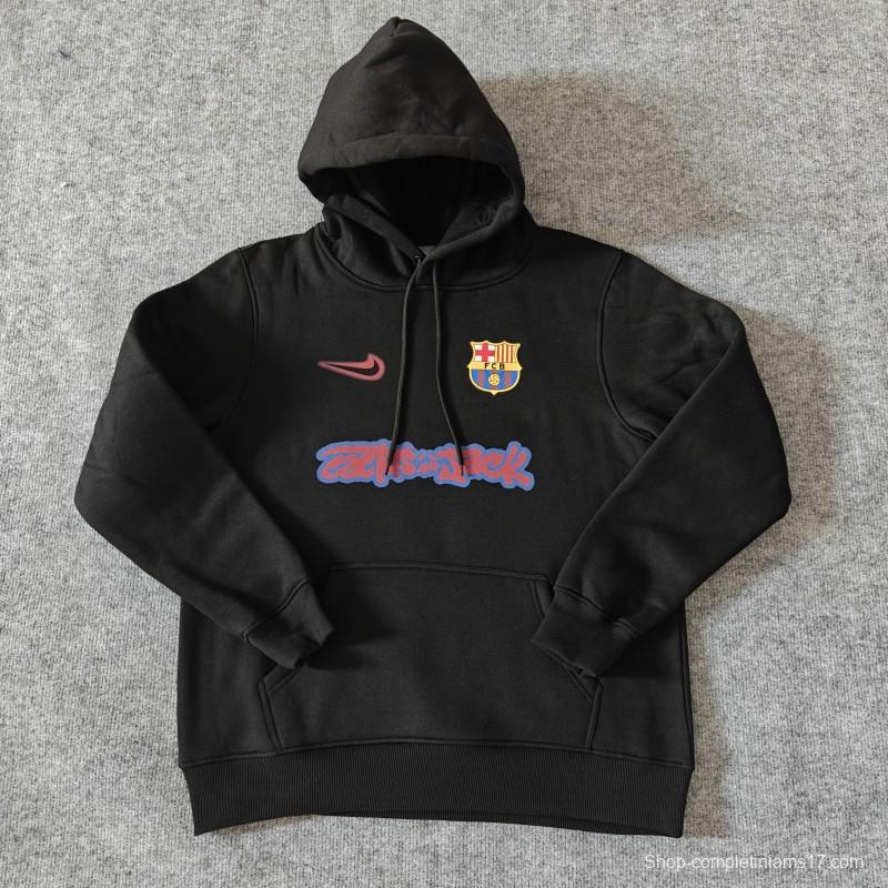 25/26 Barcelona Black Cactus Jack Hoodie -7 Colors
