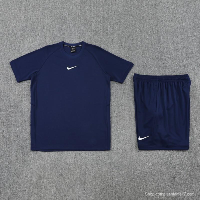 25/26 Nike Navy Short Sleeve Jersey+Shorts