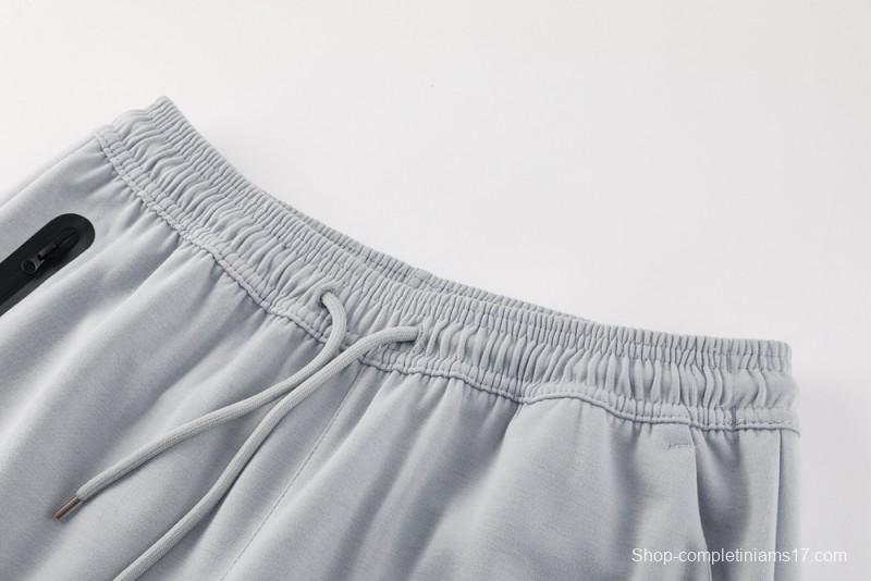 25/26 Barcelona Grey Full Zipper Hoodie Jacket +Long Pants