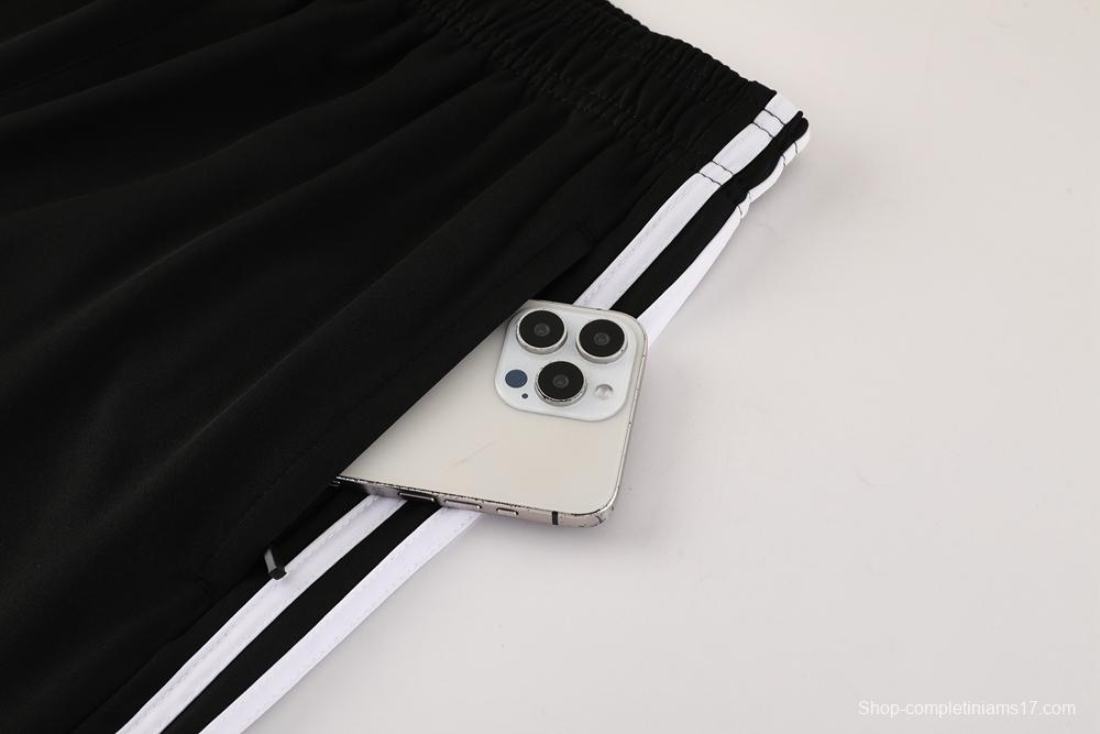 2025 Adidas Black Short Sleeve Jersey+Shorts